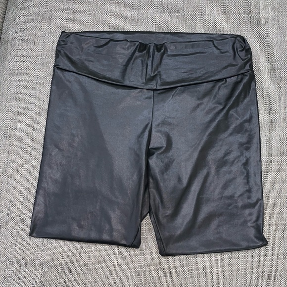 Shein Curve Faux Leather Leggings - Picture 2 of 5